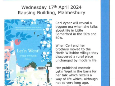 Athelstan Museum - Teatime Talk - Little Somerford 1954 -1972